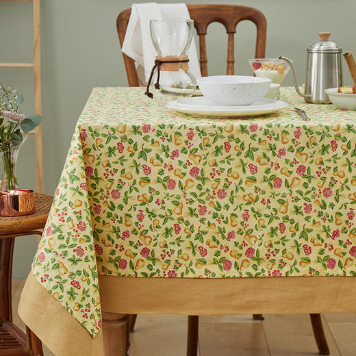阳春小镇桌布欧式餐桌布长方形家用茶几桌布布艺棉布桌布书桌 商品图0