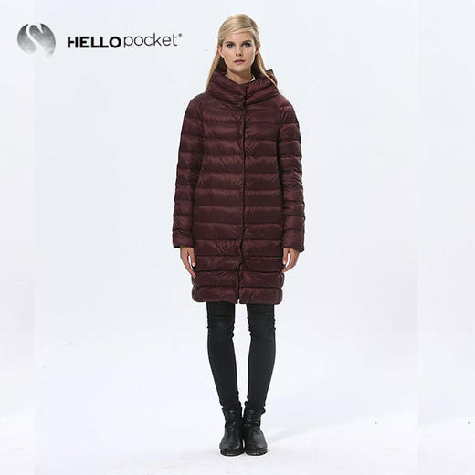 HPWL014 女士长款鹅绒服 商品图3