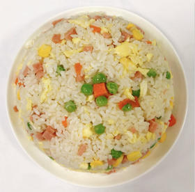 火腿蛋什锦炒饭