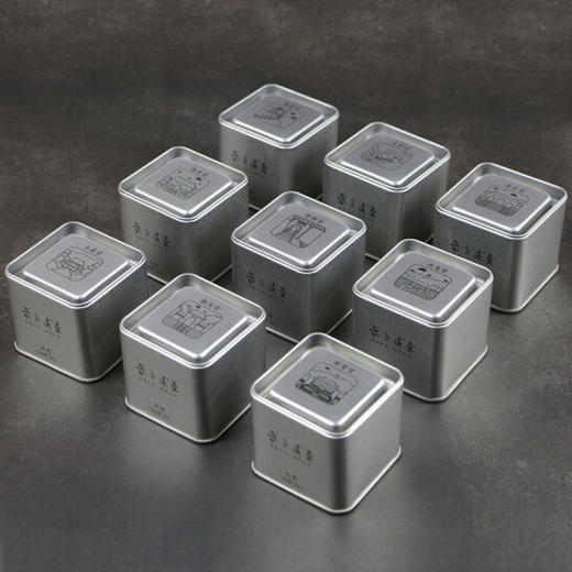 2025年新茶 武当道茶箭茶绿茶九宫礼盒装 180g（10g*2袋*9罐） 商品图2