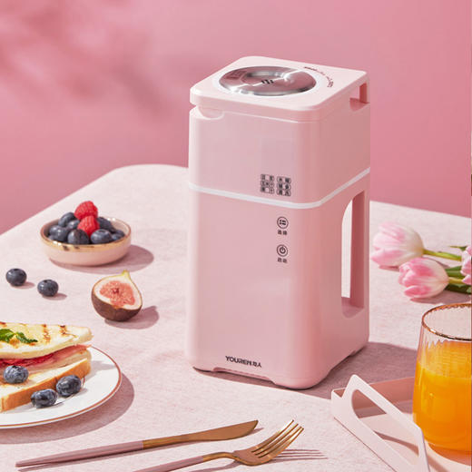 免过滤全自动免泡豆友人魔芳迷你破壁豆浆机600ml破壁机辅食机果汁机