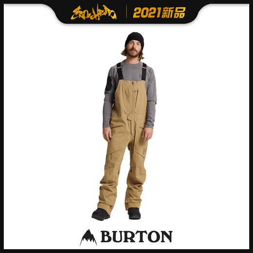 2021 BURTON M AK GORE FRBRD BIB KELP L 商品图0