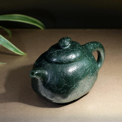和田玉（碧玉）玉壶--供春壶（宋鸣放6696）272.04G 商品图2