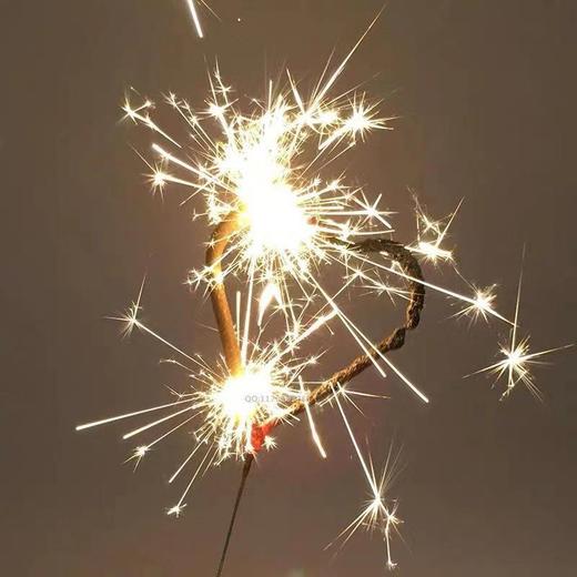 心形冷焰火蜡烛 商品图0