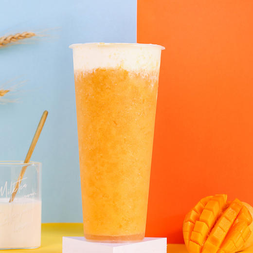 水果酸奶果昔/奶昔：芒果酸奶果昔（冰700ml） 商品图0