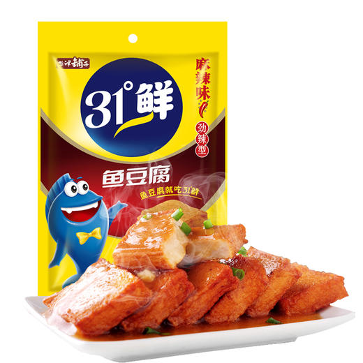 盐津铺子鱼豆腐85g*10袋(约60包)口味随机发货r