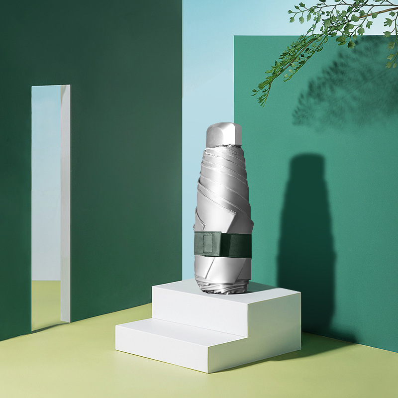 钛银胶伞 upf>50  隔绝紫外线, 伞下体感降温, 225g小身材 轻松携带