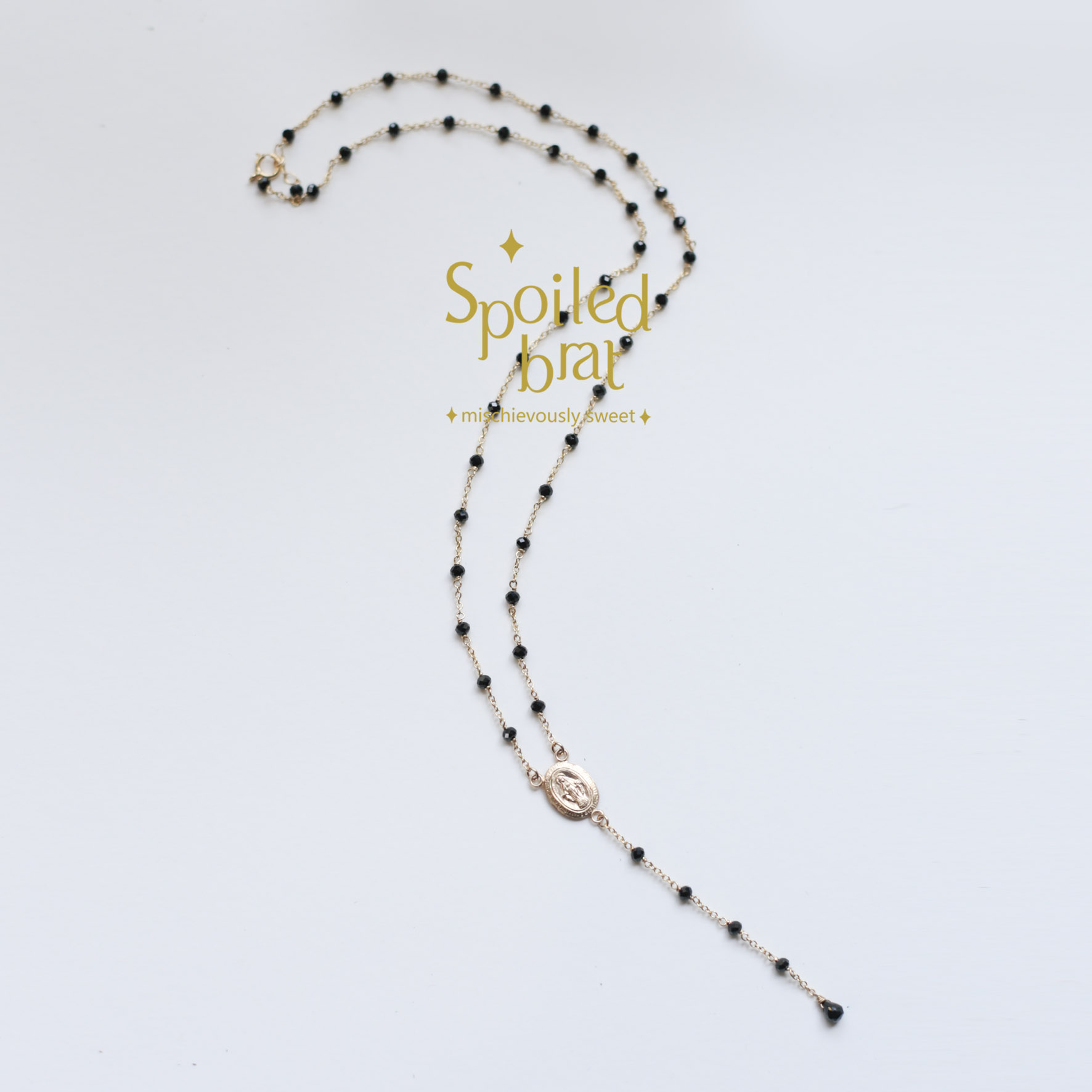 spoiledbrat jewelry圣母Y型链