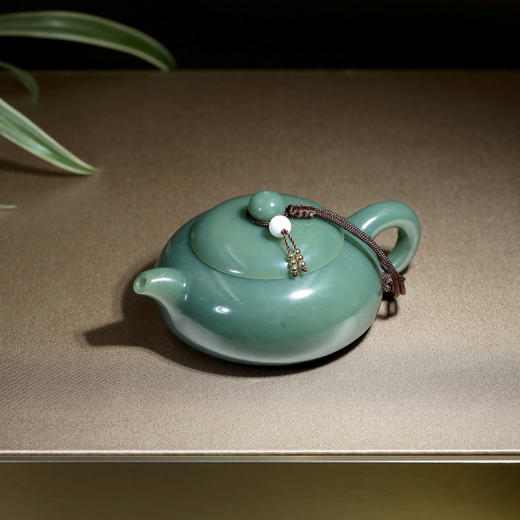 和田玉（青玉）玉壶--扁壶（宋鸣放6672）119.94g 商品图2