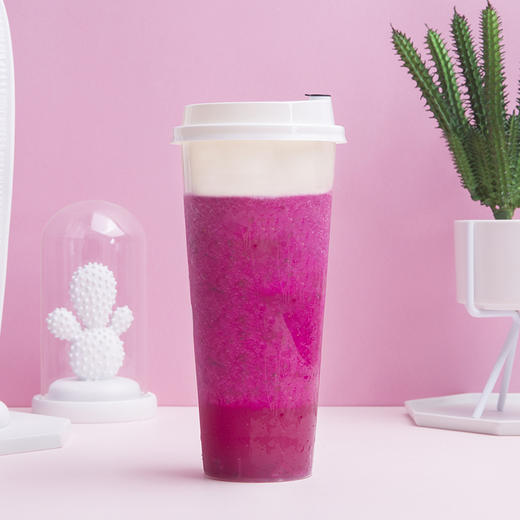 水果酸奶果昔/奶昔：火龙果酸奶果昔（冰700ml） 商品图0