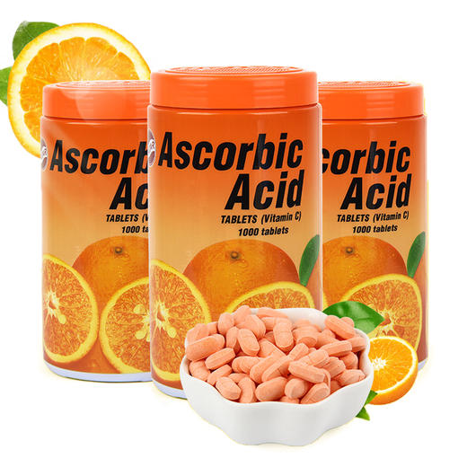 泰国VC 咀嚼片香橙味维生素C压片糖果 儿童成人维C片 葩塔PATAR 400g 商品图0