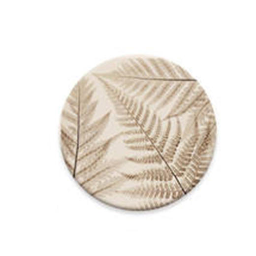 森活sovo叶脉蕨杯垫-圆001 商品图0