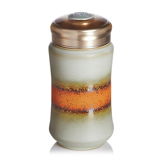 【活瓷陶器】中微笑随身杯390ml 商品图0