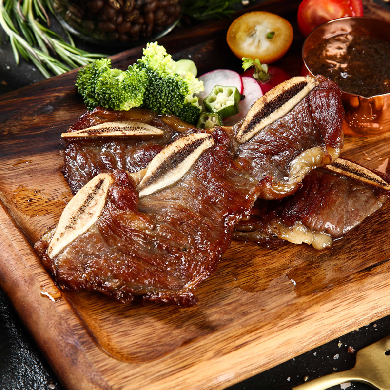 带骨牛小排1片200g【进口整肉原切 不添加淀粉】 - 澳鼎丰牛排