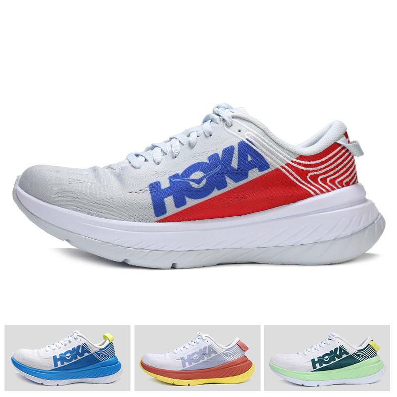 新品现货hoka One One Carbon X碳板缓震竞速跑鞋限量运动鞋 知行合逸跑友特惠