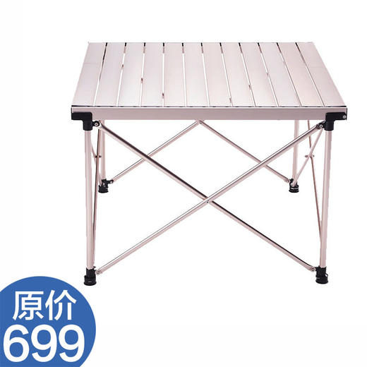黑鹿户外便携式折叠桌子露营蛋卷桌家用自驾游铝合金烧烤野餐桌 商品图0