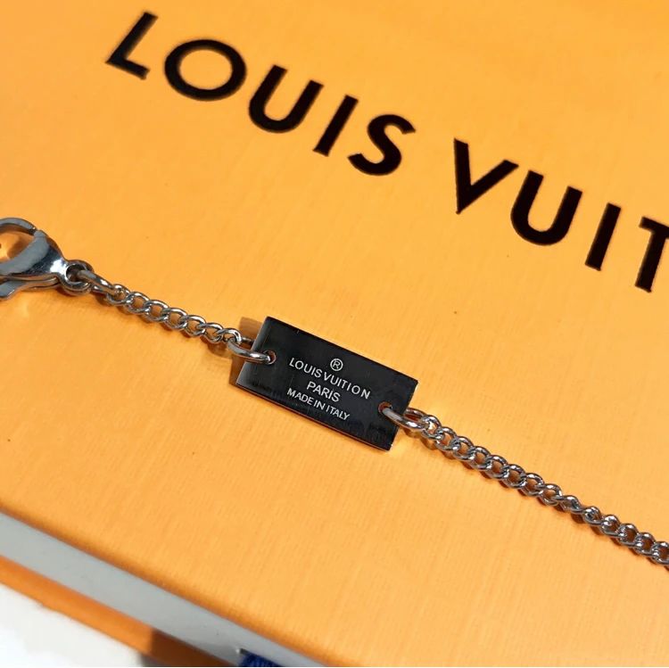 【潮款项链】驴家经典logo银色吊牌百搭项链!