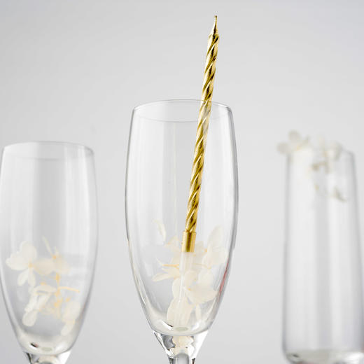 金色单支蜡烛 商品图1