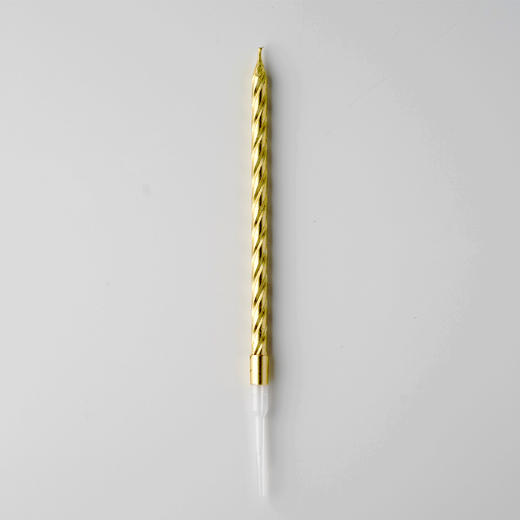 金色单支蜡烛 商品图0
