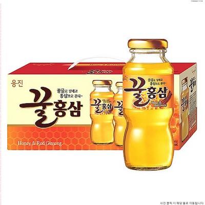 【盒】熊津 蜂蜜红参饮料瓶180ml*12  商品图0
