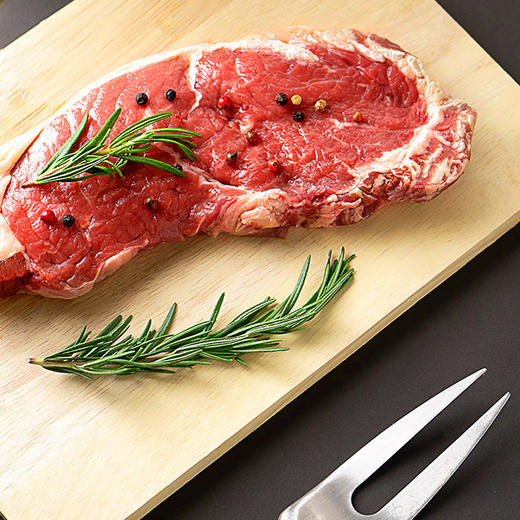 澳洲安格斯黑牛谷饲280天以上精选原切西冷牛排160gx6片