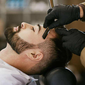 单人男士理容 理发   修面 (高级理发师)