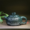 和田玉（墨碧）玉壶--供春壶（宋鸣放6689）370.16g 商品缩略图0