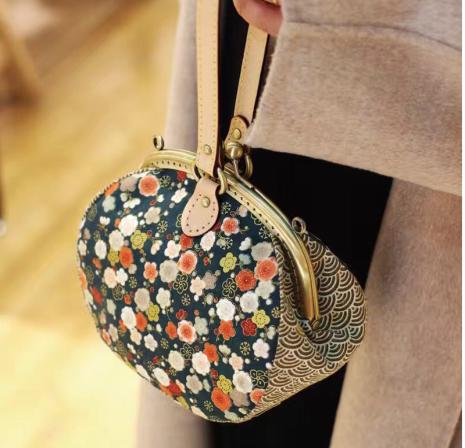 【哈布】纯手工大口金包 商品图0