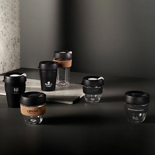 澳大利亚keepcup拼色彩环玻璃杯 商品图1