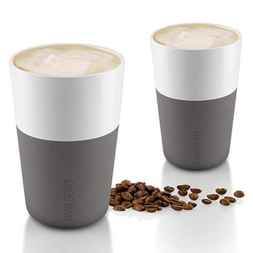 丹麦Eva solo北欧简约时尚拿铁对杯-暖灰 商品图0