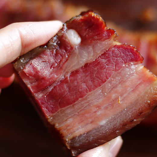 湖北恩施特产五花腊肉农家自制柴火烟熏土猪肉正宗咸肉腊味500g