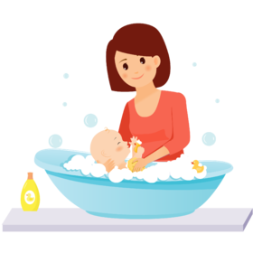 如何帮湿疹宝宝洗脸、洗澡？--频率与水温控制