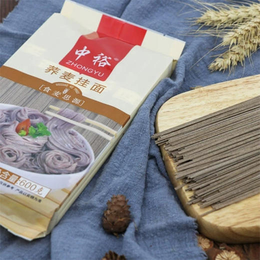 中裕荞麦挂面 600g袋装干面条 商品图1
