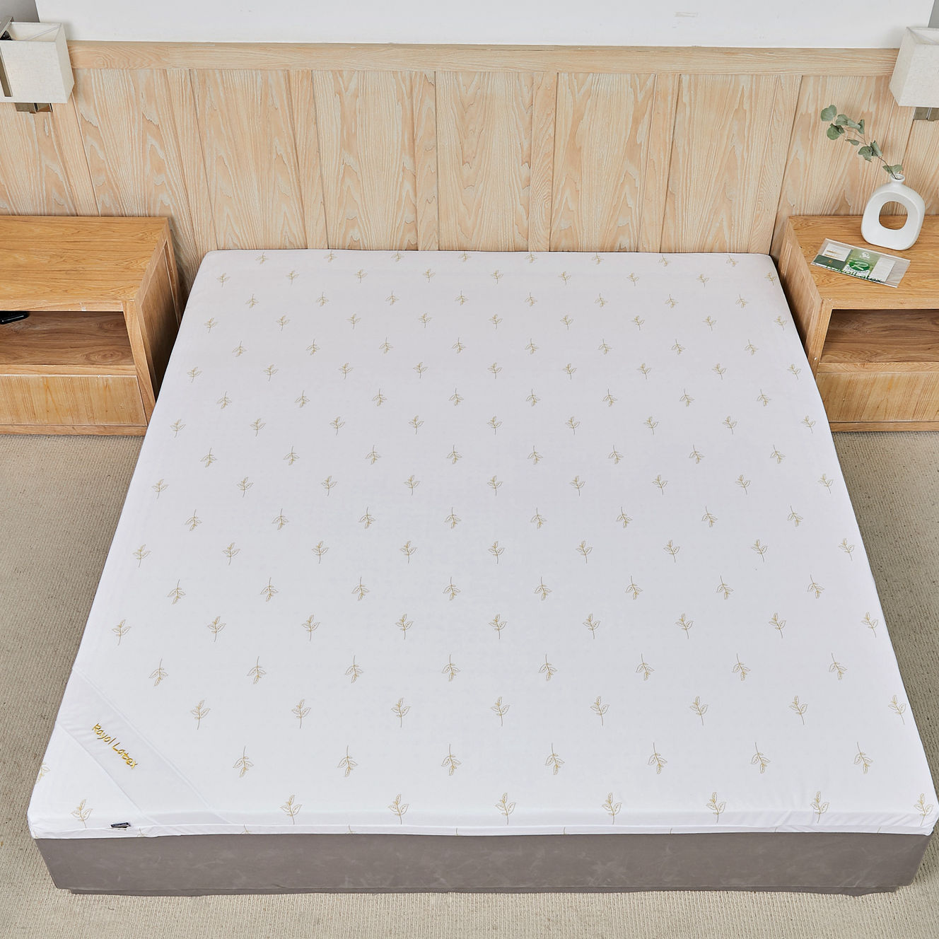 【送同尺寸乳胶凉席三件套】特卖价1349 皇家乳胶专场 天然乳胶床垫