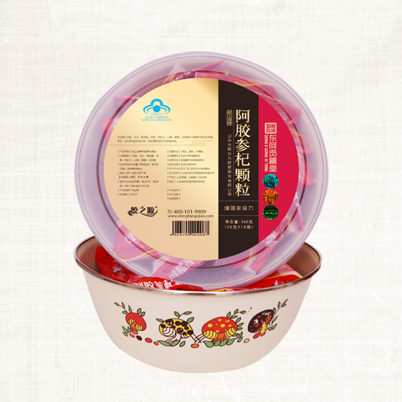 东阿贡禧堂阿胶参杞颗粒20g*18袋
