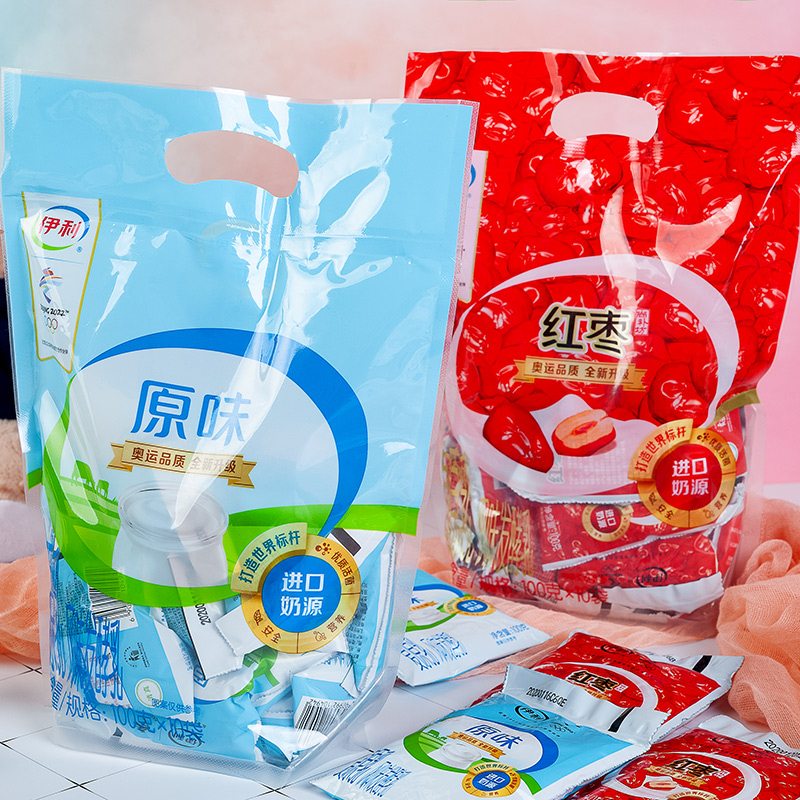 【一袋10包】【4.15-5.5】伊利袋装风味发酵乳100g*10包(酸奶)