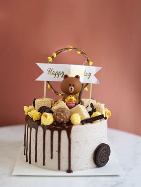 布朗熊（奥利奥咸奶油口味）（装饰随机）