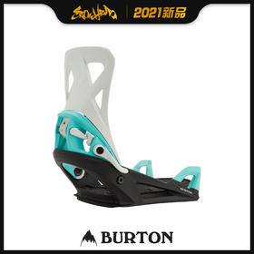2021 BURTON STEP ON - MENS GRAY/BLACK/TEAL M