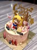 【美少女主題淋面蛋糕】(插牌装饰随机) 商品缩略图8