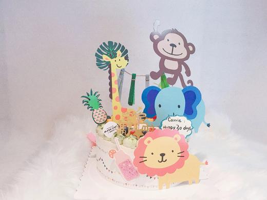 【动物世界鲜果乳脂蛋糕】 商品图1