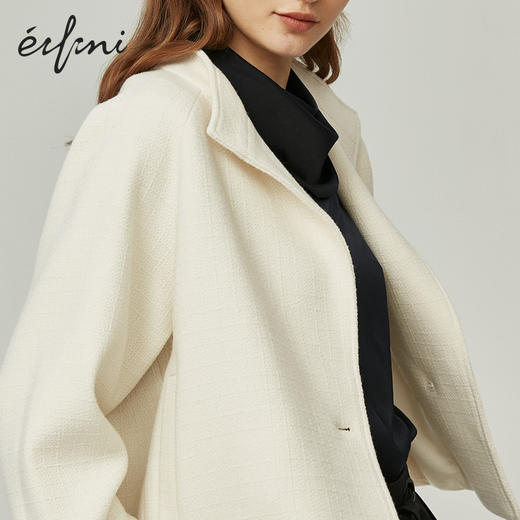 伊芙丽【商场同款】伊芙丽2020新款春装韩版简约一粒扣短外套1b