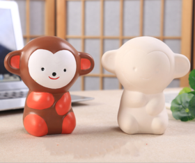 【上手】12生肖陶瓷涂鸦储蓄罐