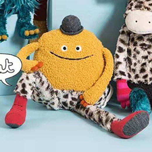 法国moulinroty茉兰若缇奇趣怪诞系列黄色坐骑小偶 商品图0