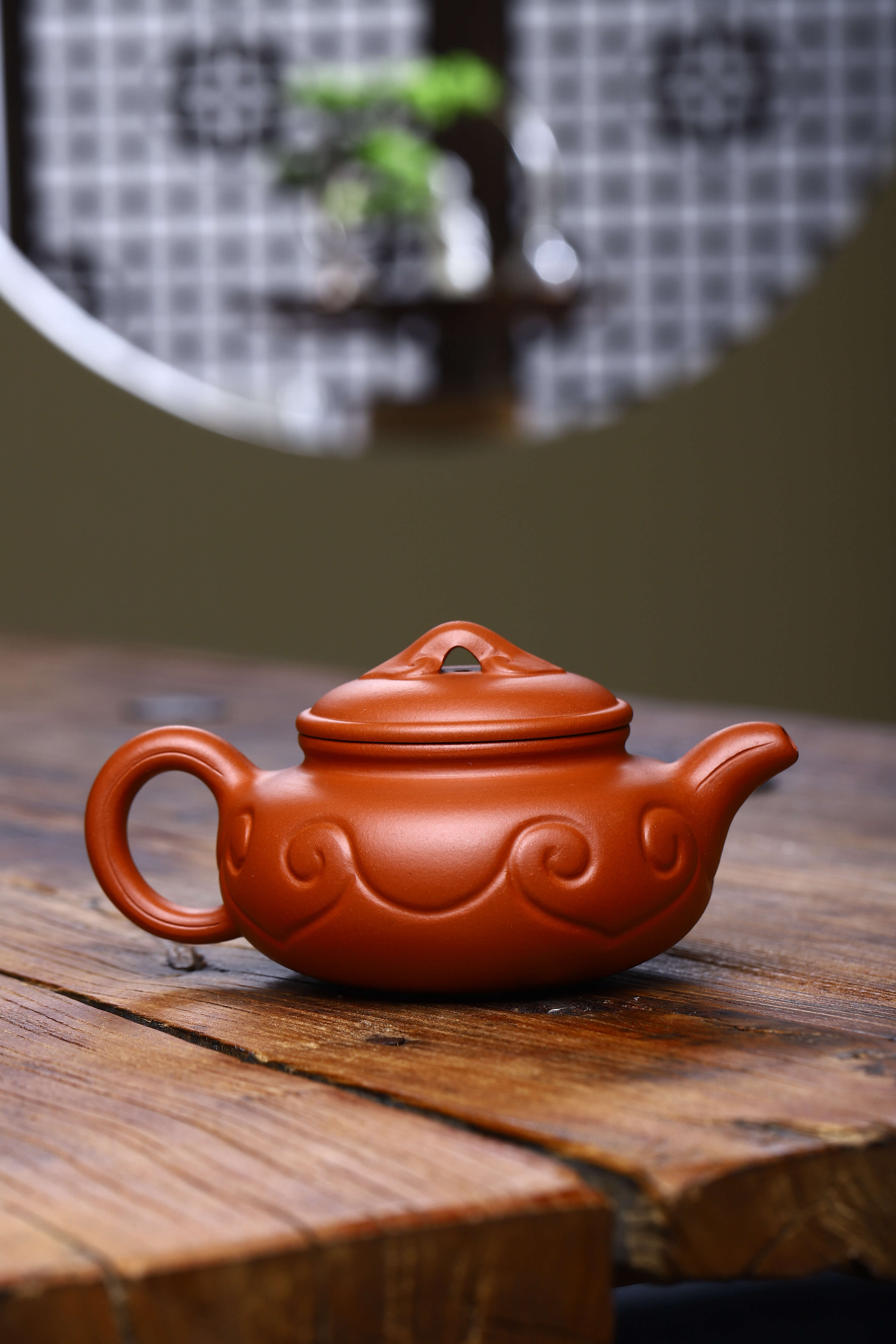 【仿古如意套组】泥料:红皮龙 容量:270cc 作者:黄静(实力派艺人) - 