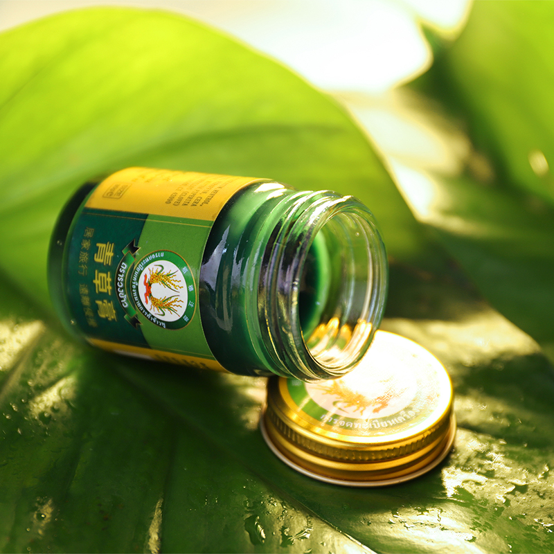 【泰国原装进口】稻穗青草膏 天然植物精华 驱蚊止痒 提神醒脑 居家