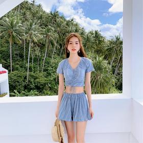 【秒杀品不退不换】皇家丽美可爱性感分体3件套泳装高腰遮肚显瘦游泳衣2938