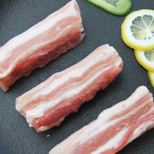 红门小厨 冰鲜带皮五花肉块/片/肉馅/肉丝500g 商品图2
