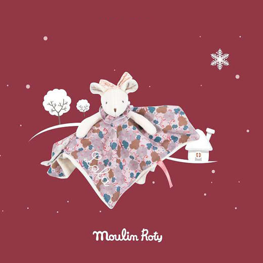 法国moulinroty茉兰若缇小时光系列婴儿安抚巾 商品图0