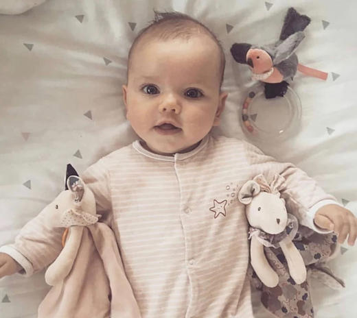 法国moulinroty茉兰若缇小时光系列婴儿安抚巾 商品图2