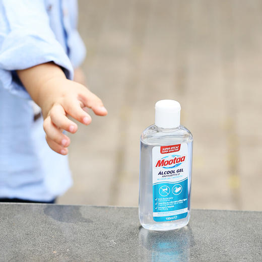 mootaa进口免洗洗手液100ml/瓶 免水洗消毒便携装 儿童可用